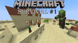 (Minecraft Survival #1) TÔI CHƠI MINECRAFT SINH TỒN PHẢI CHẬT VẬT THẾ NÀO TRONG TẬP ĐẦU TIÊN !!!!!!!