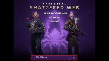 CS:GO - Operation Shattered Web week 13 - Get 40 Arms Race Kills Mission - St.Marc & Shoots