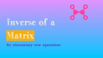 Chse math | inverse of a matrix by elementary row operation | elements of mathematics in Odia