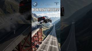 Car Jump Test — How Many Meters?💀 #beamngdrive #crashtest #gaming #physics #beamng