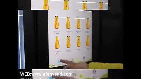 AFEN high quality snack drink elevator vending machine for fragile products exported to Malaysia