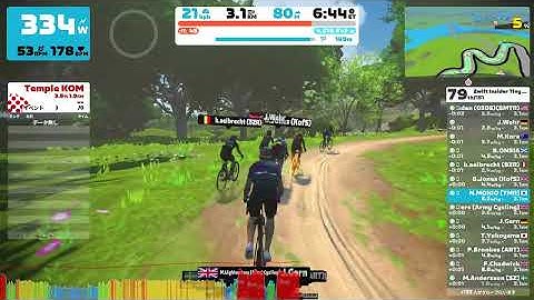 Zwift Insider Tiny Race (3 of 4) (B) on Spirit Forest (Z1) - finish