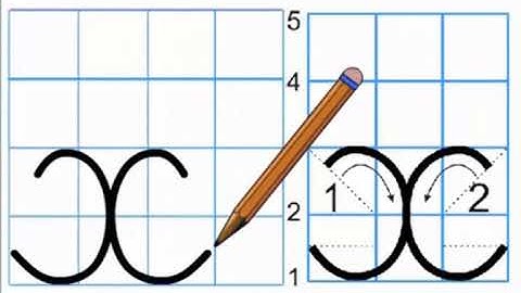 Tập viết lớp 1 chữ x thường
