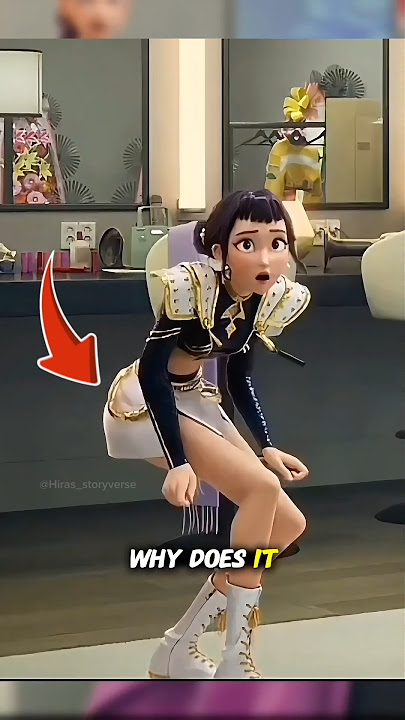 Was Zoey Fell in Saja boys dark Aura?! 😱 | Kpop demon hunters #shorts