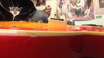 Removing bridge bushings Les Paul