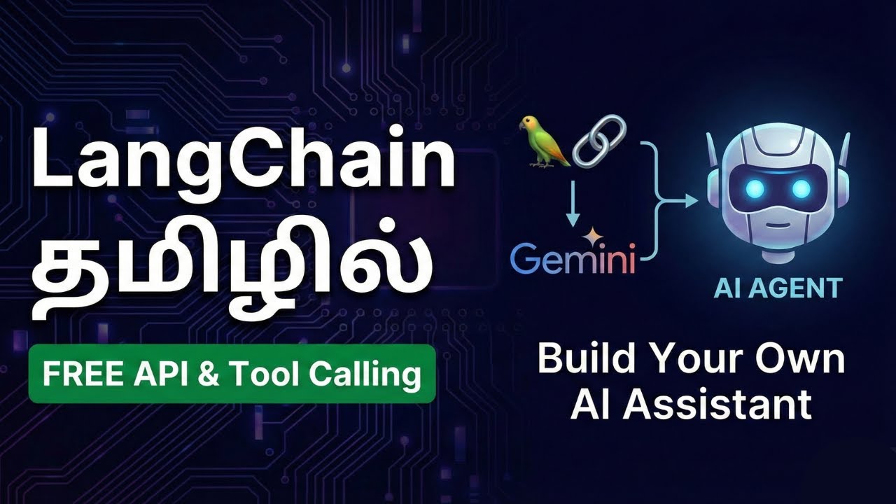 Agentic AI Tamil Course: Build Your First AI Agent with LangChain ...