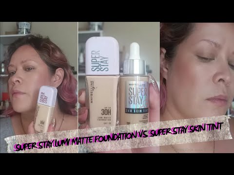 SUPER STAY LUMI MATTE FOUNDATION VS SUPER STAY SKIN TINT | MAQUILLAJE A LA MEXICANA