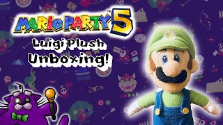 PM Unboxing: Mario party 5 Luigi plush!