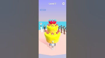 #shorts Cake Run 🎂🥮 - 3D Games BIG UPDATE! #Gameplay #Mobilegame All Levels Gameplay (iOS & Android)