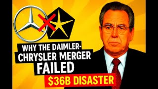 Why the Daimler-Chrysler Merger in 1998 Failed: Lessons from a $36B Deal