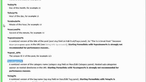 20 - Permalink Settings (Wordpress Tutorial)