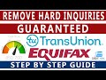 Secret Ways To Remove Hard Inquiries From Credit Report 2021 | Transunion & Equifax | Credit Viral