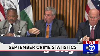 NYPD briefing on September crime statistics
