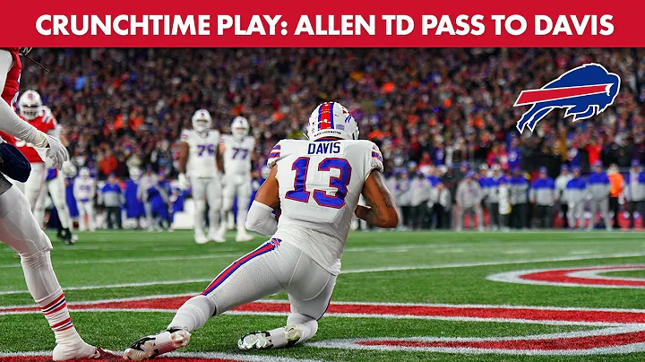 Frito-Lay Crunchtime Play: Allen TD Pass To Davis ...