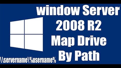 #Server 10 map drive by path (\\servername\%username%)
