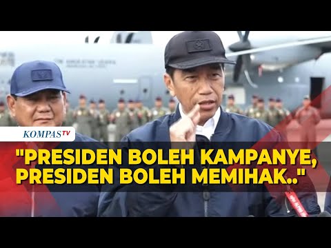 Jokowi di Hadapan Prabowo: Presiden Boleh Kampanye, Boleh Memihak
