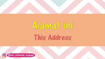 Learn Basic Indonesian Phrases - Asking and Giving Directions with Esther (Part I)