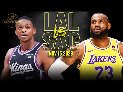 Los Angeles Lakers vs Sacramento Kings Full Game Highlights | Nov 15, 2023 | FreeDawkins