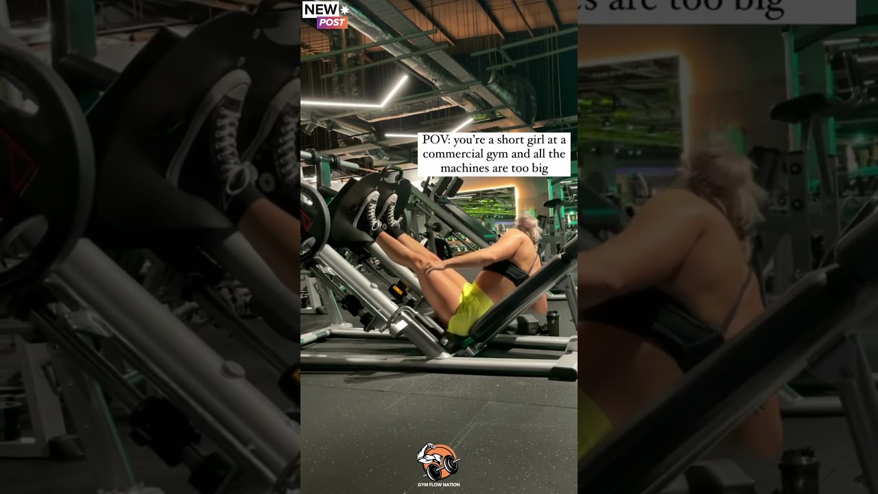 Small But Mighty | Short Girl Tackles Big Machinery at the Gym! #endurancejourney💪✨