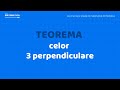 Teorema celor 3 perpendiculare | Matematica.md