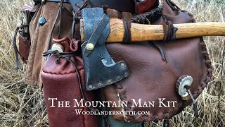 The Mountain Man Kit | Leather Bushcraft Kit |  Woodlander North