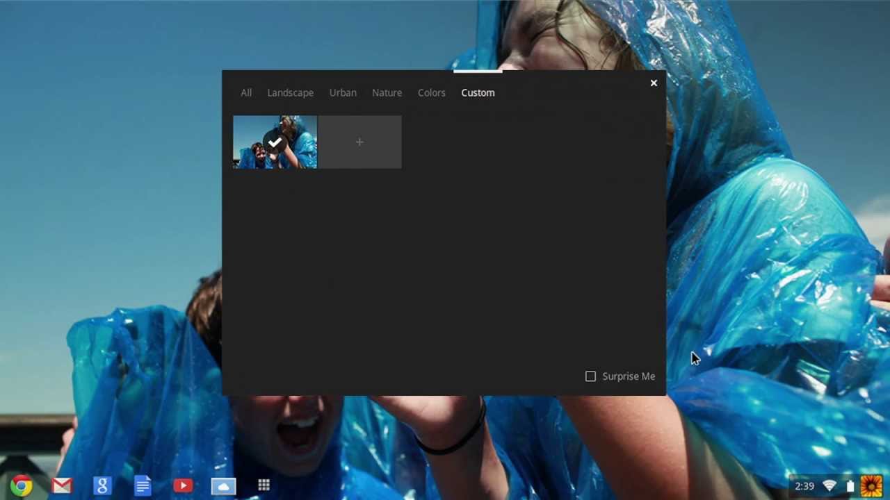 Chromebook How To Change Your Wallpaper Youtube