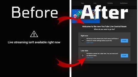 Live streaming has been restored | How to fix "Live streaming isn