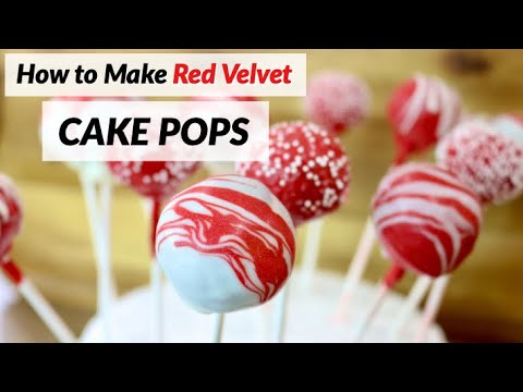 How to Make CAKE POPS | Homemade Red Velvet Cake Pops Tutorial and ...