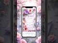 Digital Baby Shower Invite with RSVP & Countdown | Baby in Bloom Canva Template