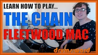 ★ The Chain (Fleetwood Mac) ★ Drum Lesson PREVIEW | How To Play Song (Mick Fleetwood)