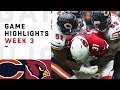 Bears vs. Cardinals Week 3 Highlights | NFL 2018