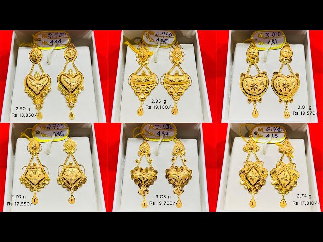 Buy Bridal Wear Ruby Stone Dangler Traditional Gold Earrings for Wedding