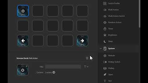 Elgato Stream Deck: How to create a shut down power button??