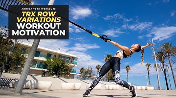4 TRX ROWING Variations For A Strong Back & Core ⟫ Workout Motivation