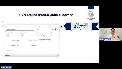 PVN rēķina izrakstīšana e-adresē