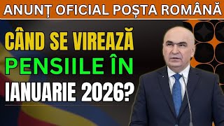 Cnd Se Vireaz Pensiile n Ianuarie 2026 Anun Oficial Pota Romn