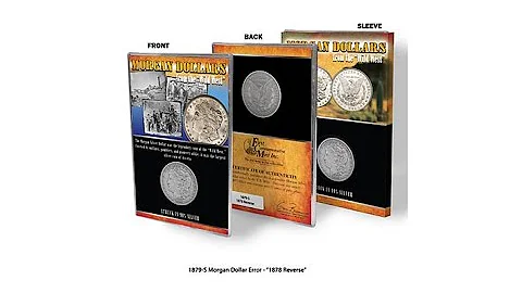 1879 Morgan Silver Dollar with 1878 Reverse Error Coin