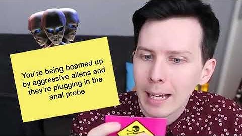 dan being chill with alien probing bucket of doom