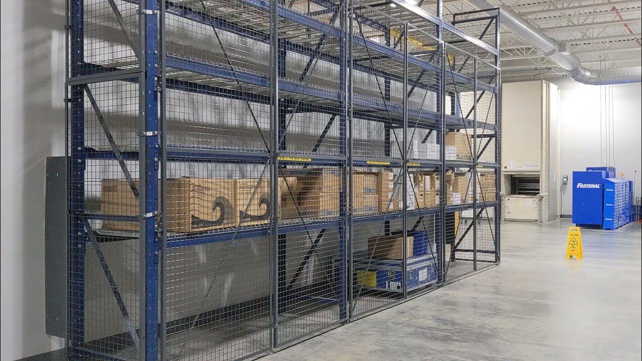 Pallet Rack Security Doors YouTube