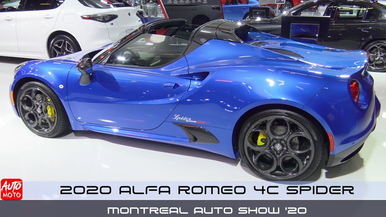 Alfa Romeo 4c Spider Exterior And Interior Montreal Auto Show Youtube