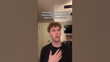 when you have to cough in class #funny #relatable