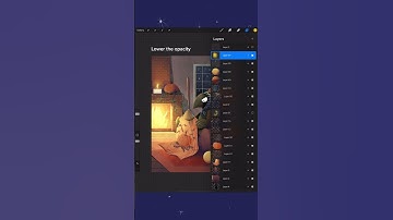 How to add glowing effect tutorial on procreate #procreate #drawingtutorial #digitalart