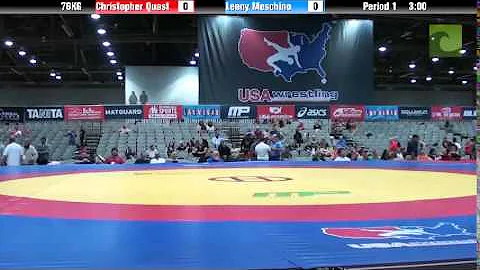 B Division 76KG - Christopher Quast vs. Lenny Mesc...