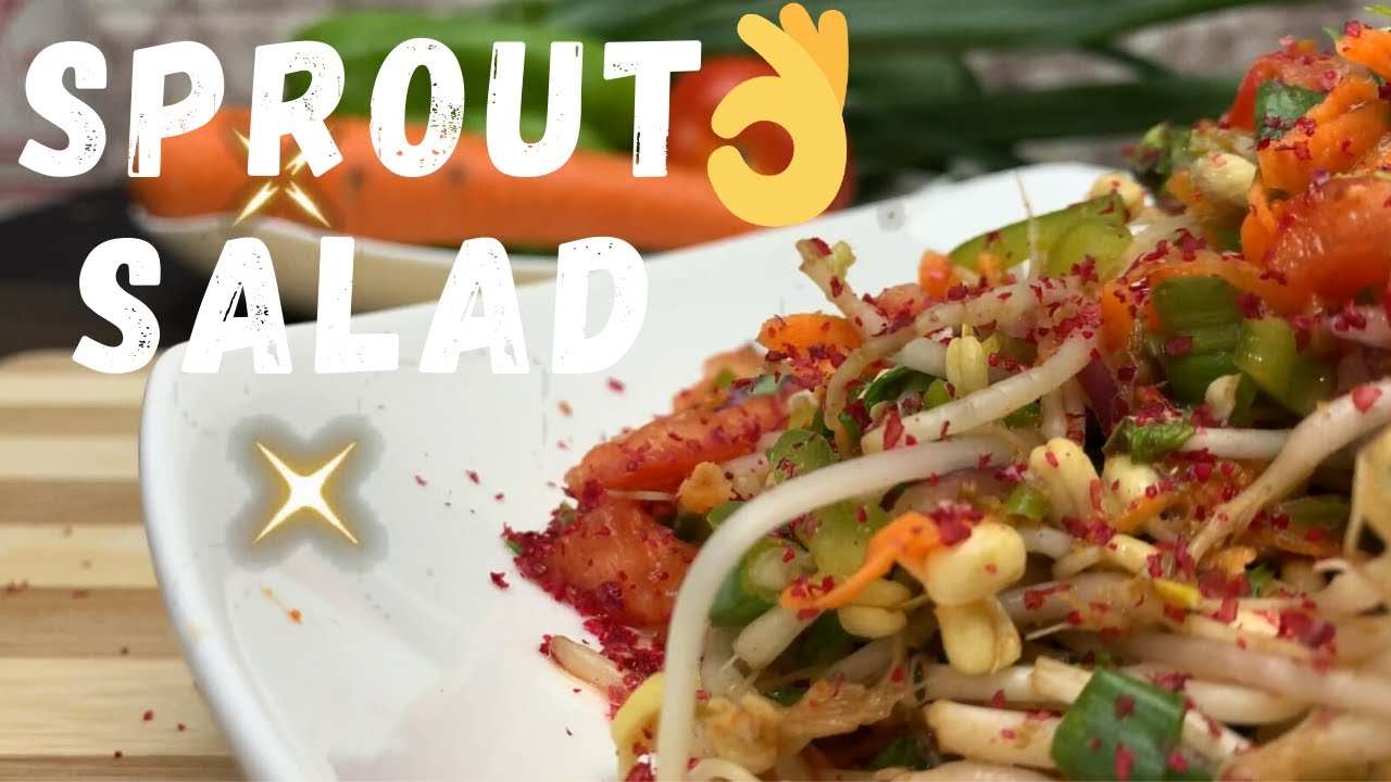 Bean Sprout Salad Healthy Diet Recipe Weight Loss Recipe Mark S Kitchen Youtube