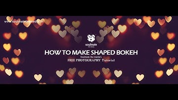 How To Create Shaped Bokeh - Malayalam Photography Tutorial