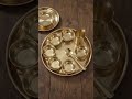 bhagvan ka bhog thali #brass #adhik mas #dan #short video YouTube