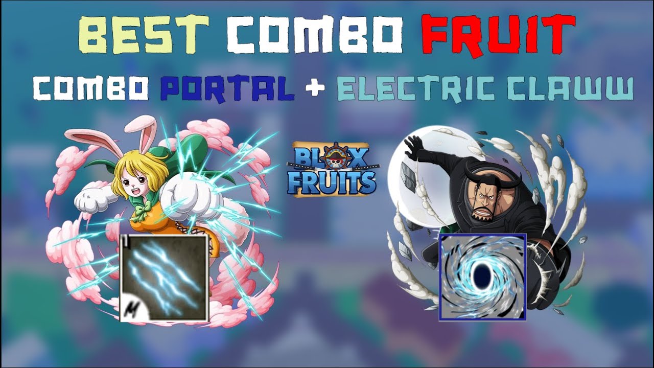 Portal + Eletric Claw』Combo Portal I Blox Fruit I Roblox I