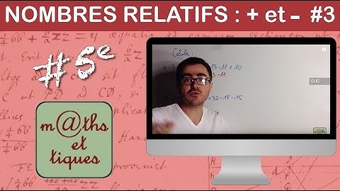 Effectuer des additions et soustractions de nombres relatifs (3) - Cinquième