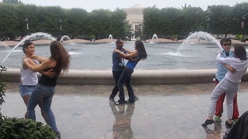 DC IZFM Zouk Flashmob (3rd Round) at the National Gallery of Art, Washington DC