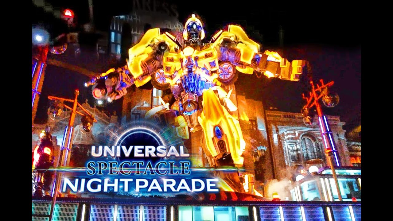 Usjに トランスフォーマー参戦 ユニバーサル スペクタクル ナイトパレード 18 05 14 Universal Spectacle Night Parade Youtube